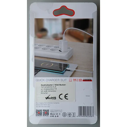 Caricabatterie USB «ADAPTER HOME CHARGER, QUICK CHARGER SUIT» — foto 2 dell'alert A11/00032/24