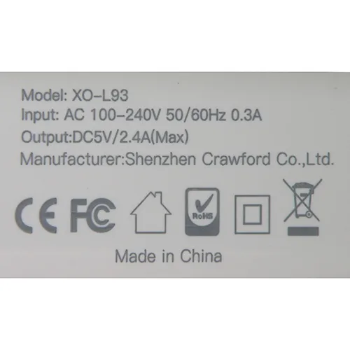 Caricabatterie USB «ADAPTER HOME CHARGER, QUICK CHARGER SUIT» — foto 4 dell'alert A11/00032/24