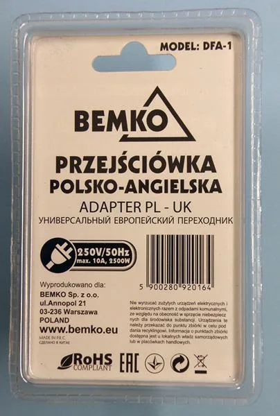 Adattatore di rete «ADAPTER PL - UK» — foto 4 dell'alert A11/0061/19