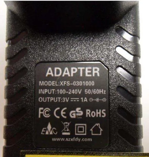 Alimentazione elettrica «ADAPTER» — foto 2 dell'alert A12/0545/17