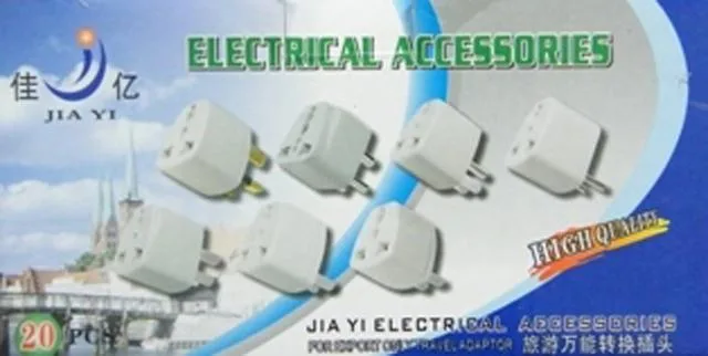 Adattatore della spina di viaggio & #13; & #13;"Accessori elettrici" & #13; — foto 2 dell'alert 1401/11
