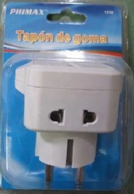 Adattatore della spina "Tapon de Goma" &amp; #13; &amp; #13; (PHIMAX)