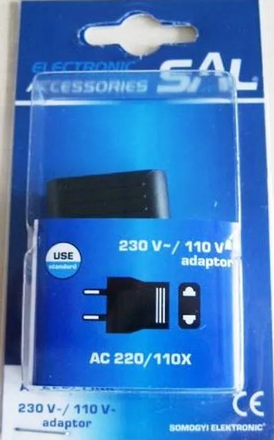 Adattatore di rete "230 V —/110 V Adattatore" & #13; & #13; — foto 1 dell'alert 0370/11