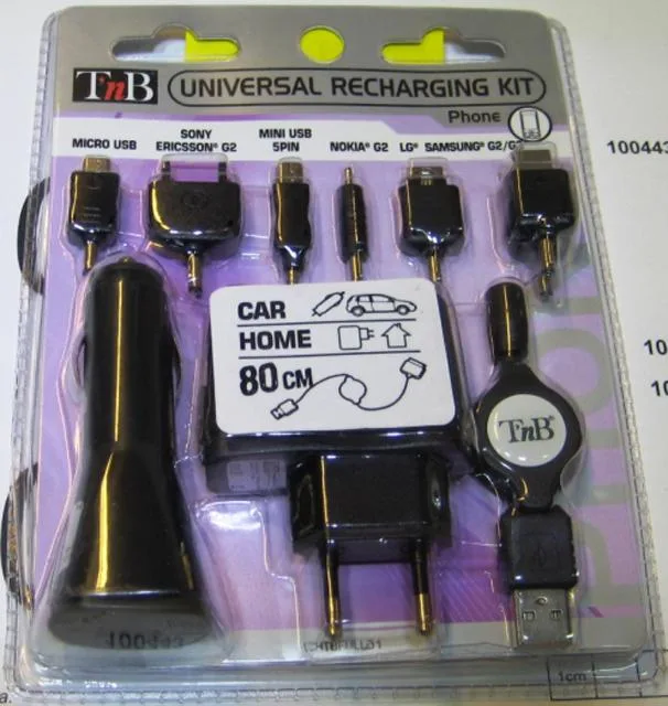 Adattatore di rete CA "Universal Rechargeging Kit" &amp; #13; &amp; #13; (T'nb)