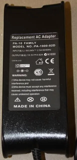 Adattatore di rete "Replacement AC Adaptor" — foto 1 dell'alert 1339/11
