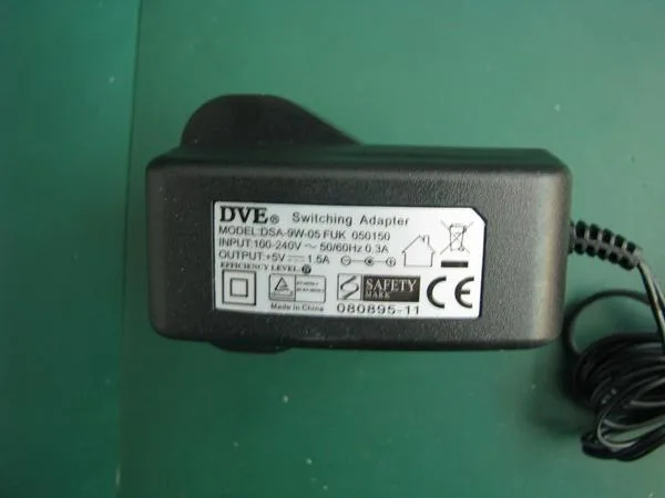Adattatore di rete utilizzato in Philips DVD Player/Recorder/VCR combi/hts e DVD/Photo Frame — foto 3 dell'alert 0427/09