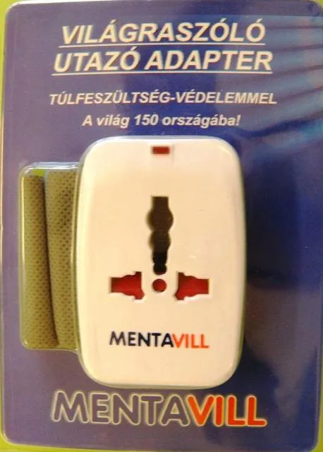 Adattatore di viaggio della spina di rete "Vilagraszolo Utazo Adap (Mentavill)