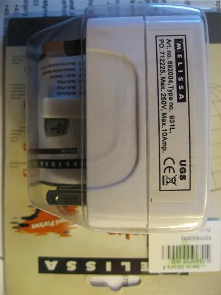 Adattatore di viaggio Multi plug (Melissa)