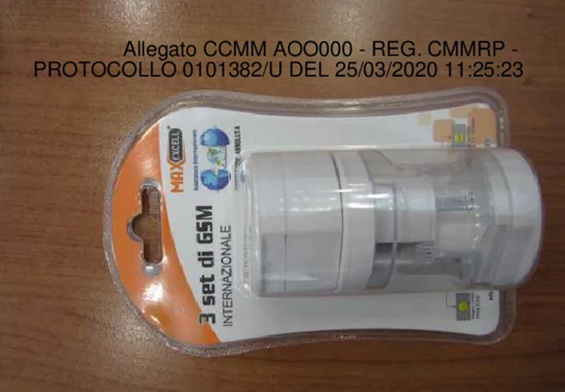 Adattatore — foto 1 dell'alert INFO/00070/20
