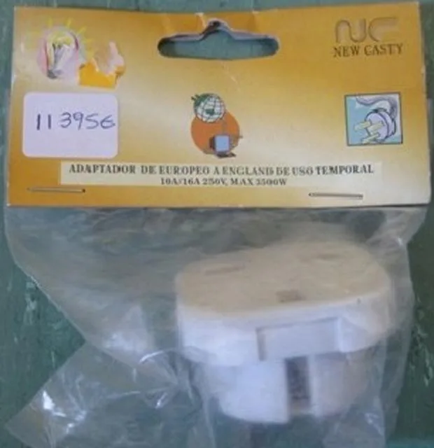 Adattatore plug "Adaptador de Europeo" &amp; #13; &amp; #13; (New Casty)