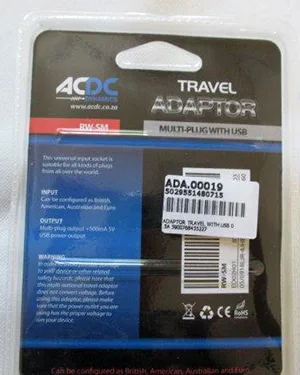 Adattatore universale da viaggio — foto 4 dell'alert A12/00504/23