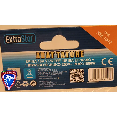 Adattatore di viaggio «ADATTATORE XSL 1042» (Extrastar)