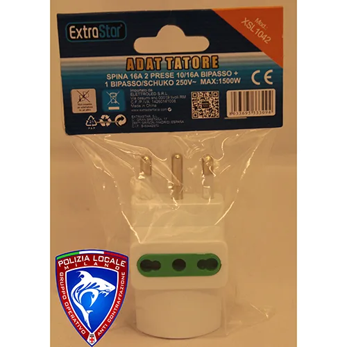 Adattatore di viaggio «ADATTATORE XSL 1042» — foto 3 dell'alert A12/00538/24