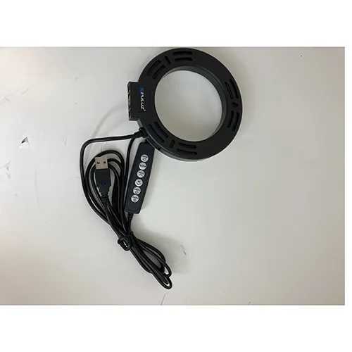 Lampada ad anello a LED «Adjustable Desktop mount round video light kits» (Puluz)