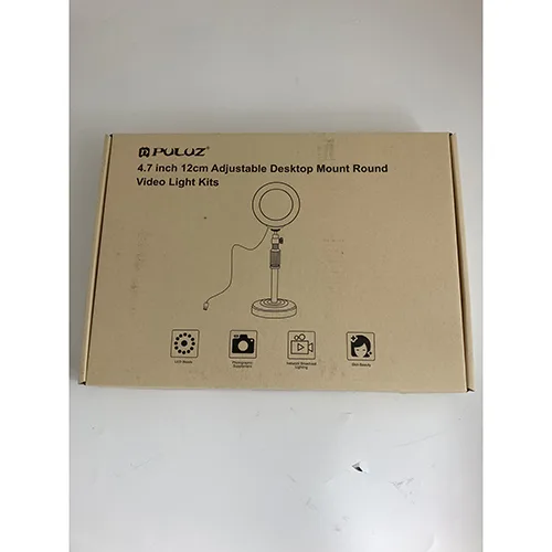 Lampada ad anello a LED «Adjustable Desktop mount round video light kits» — foto 3 dell'alert SR/03822/24