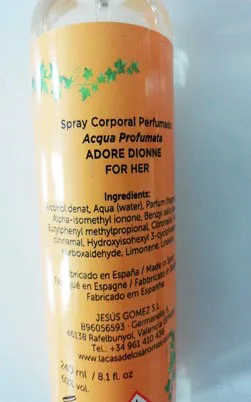 Profumo «ADORE DIONNE» — foto 3 dell'alert A12/02899/23