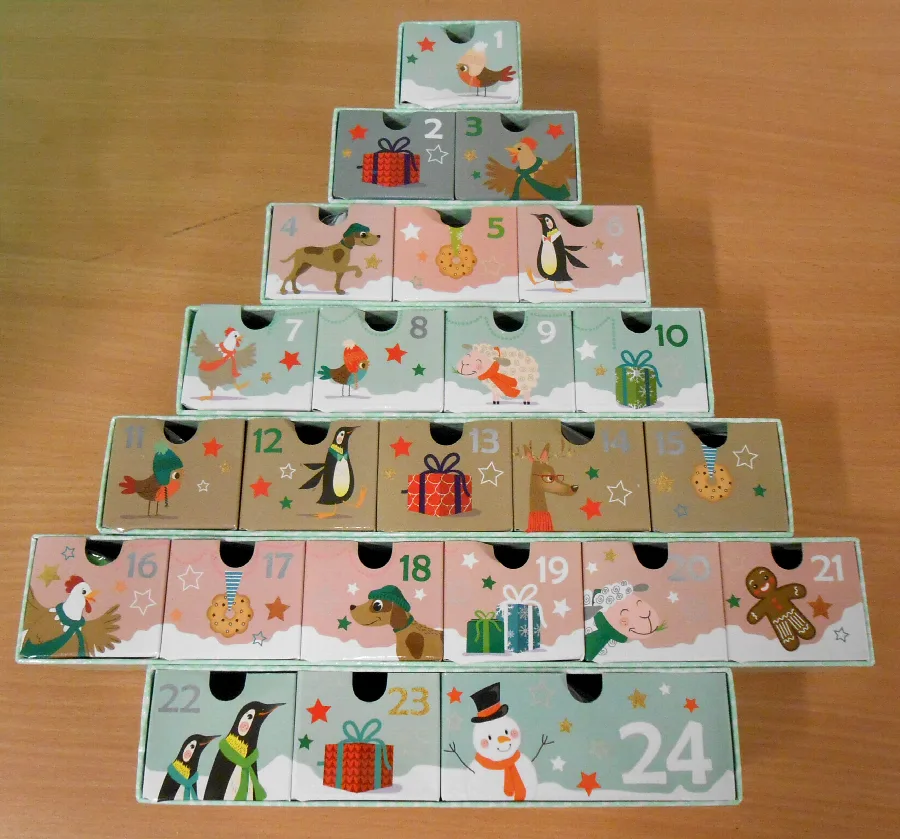 Calendario dell'Avvento «Adventskalender - Calendrier de l'avent» — foto 3 dell'alert A12/00047/19