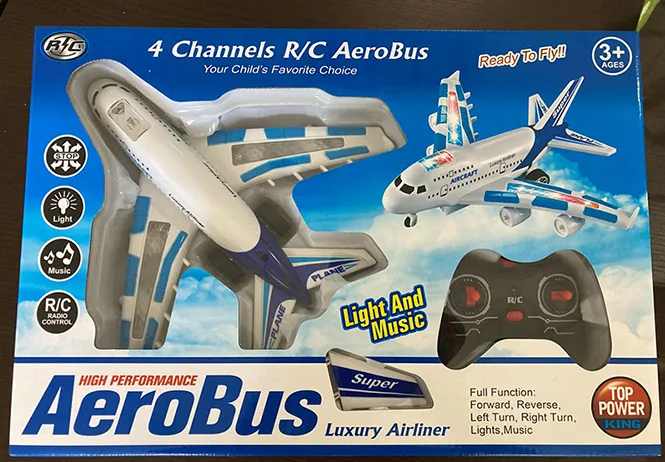 Aereo giocattolo «Aerobus» (Top Power King)