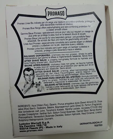 Dopo la rasatura balsamo «After Shave Balm Protective With Aloe And Vitamin E» — foto 2 dell'alert A12/01202/22