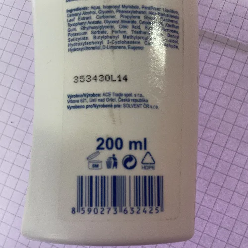 Dopo lozione solare «AFTER-SUN MILK WITH ALOE VERA AND D-PANTHENOL» — foto 3 dell'alert SR/02878/26