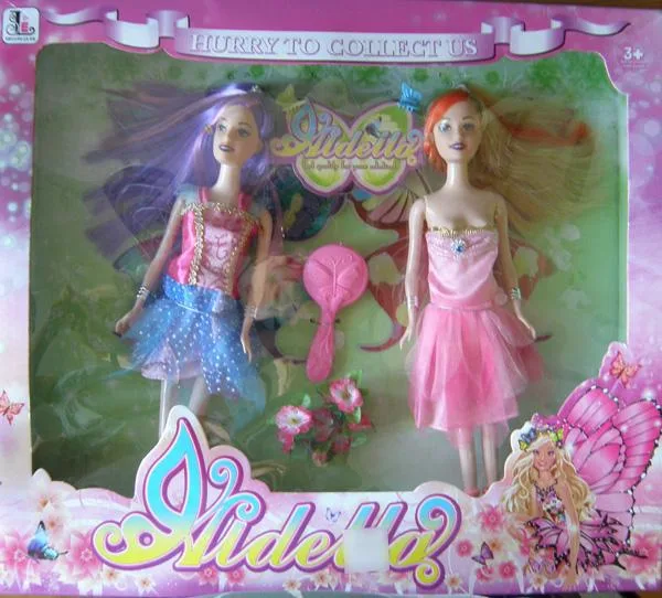 Set di bambole di plastica «Aidella» (Shuang Le Er)