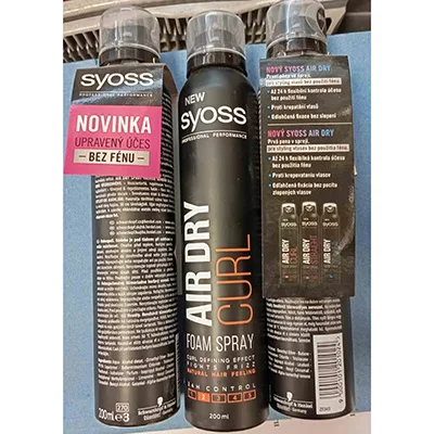 Mousse per capelli «AIR DRY CURL» — foto 2 dell'alert SR/00989/25