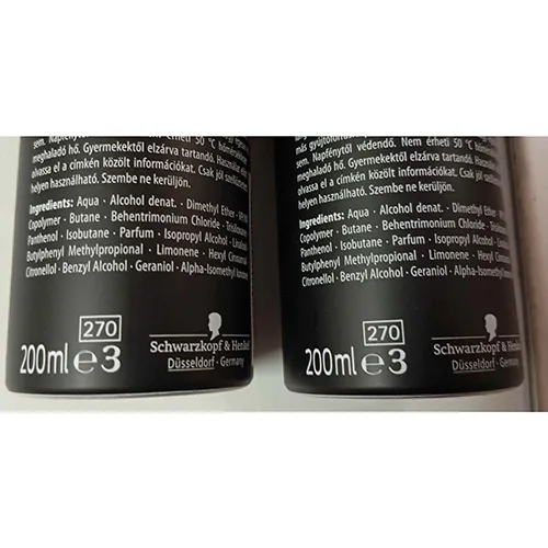 Schiuma per capelli «AIR DRY VOLUME» — foto 4 dell'alert SR/02945/25