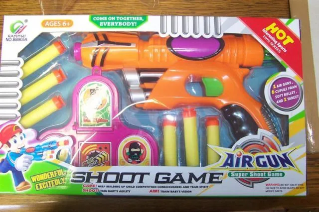 Set di armi giocattolo «Air Gun Super Shoot Game» (Canhui)