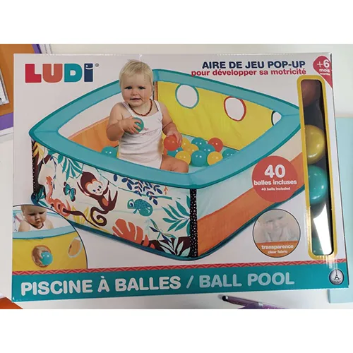 Box «Aire de jeu, piscine à balles, ou fond de parc, l'endroit préféré de bébé!» — foto 3 dell'alert SR/02289/25