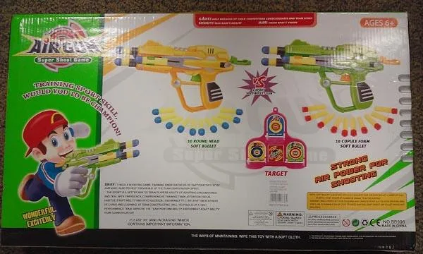 Set di armi giocattolo «Airgun - Super Shoot Game» — foto 2 dell'alert A12/0655/15