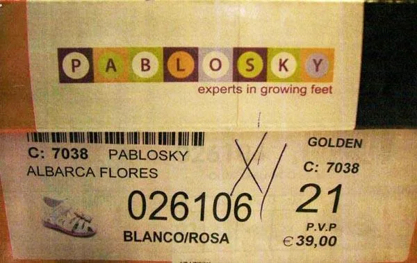 Sandali per ragazze «ALBARCA FLORES» — foto 2 dell'alert A12/0301/16