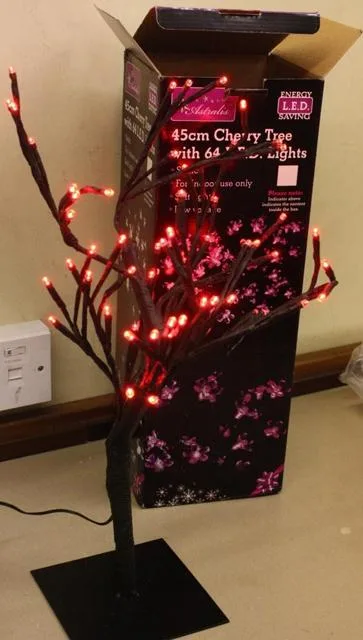 Albero artificiale con luci "45cm Cherry Tree con — foto 1 dell'alert 1474/11