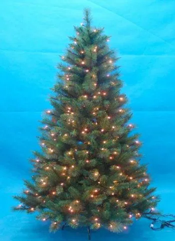Albero di Natale artificiale – 6FT 6IN (198CM) Prelit 300 MAINS Albero musicale multifunzione (B&amp;Q)