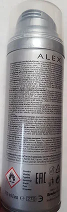 Schiuma da barba «Alex for men shaving foam» (Bradoline)