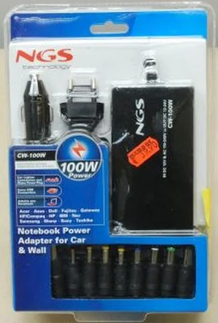 Alimentatore "Notebook Adattatore di Alimentazione per Car &amp; Wal (NGS)