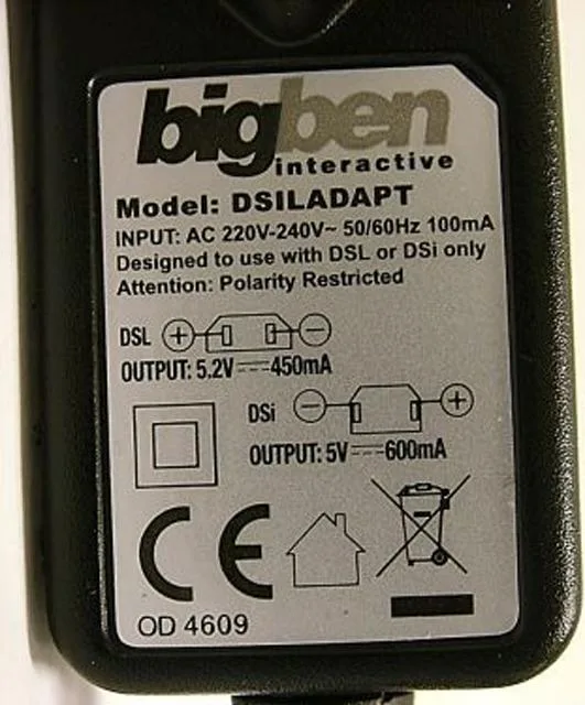 Alimentatore per console di giochi "Home Adaptor" & #13; & #13; — foto 1 dell'alert 0287/11
