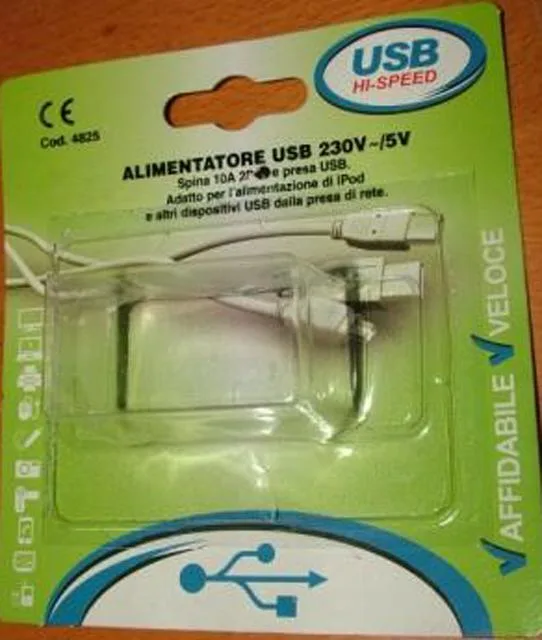 Alimentatore USB. con porta USB «Alimentatore USB» — foto 2 dell'alert A12/1060/13