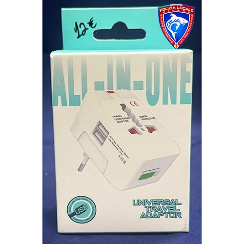 Adattatore da viaggio «ALL IN ONE/UNIVERSAL TRAVEL ADAPTOR» — foto 1 dell'alert A12/01239/24