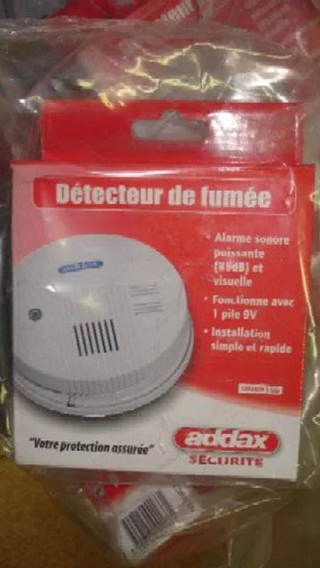 Allarme fumo – Détecteur de Fumée (ADDAX)
