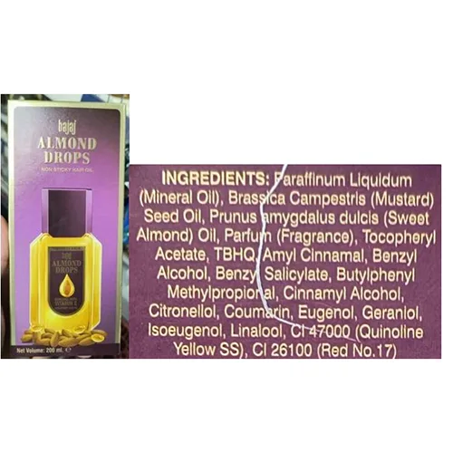 Olio per capelli «Almond Drops» — foto 1 dell'alert SR/00635/26