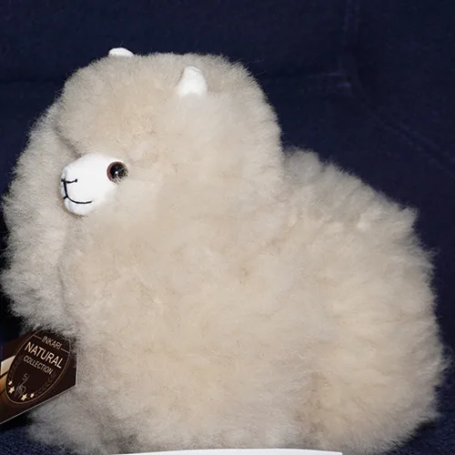 Giocattolo morbido «Alpaca Blonde Mini» (Inkari)