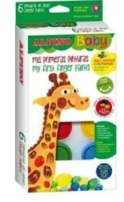 Kit di verniciatura a dito «ALPINO BABY - My first finger paints- mis primeras pinturas» — foto 2 dell'alert A12/02570/23