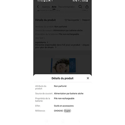 Set di sbiancamento dei denti «Aluminium foil teeth whitening kit gel» — foto 2 dell'alert A12/02548/24