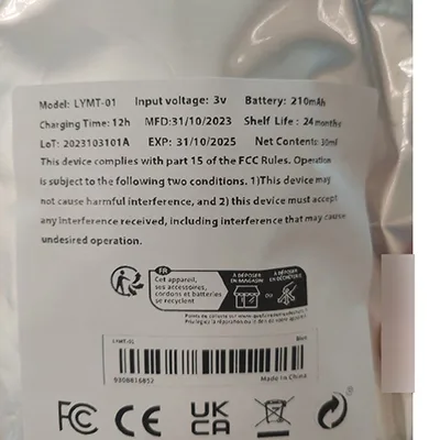 Set di sbiancamento dei denti «Aluminium foil teeth whitening kit gel» — foto 3 dell'alert A12/02548/24