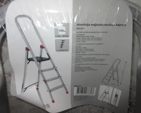 Scaletta «Aluminium Household Ladder» — foto 1 dell'alert A12/0065/16