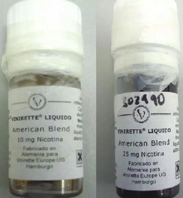 Liquido per sigarette elettroniche «American blend» — foto 1 dell'alert A12/0944/14
