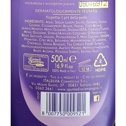 Crema da bagno «Ametista e Orchidea» — foto 2 dell'alert A12/03284/24