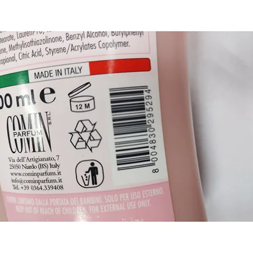 Gel doccia «Amore e Psiche ph fisiologico» (Comin parfum)