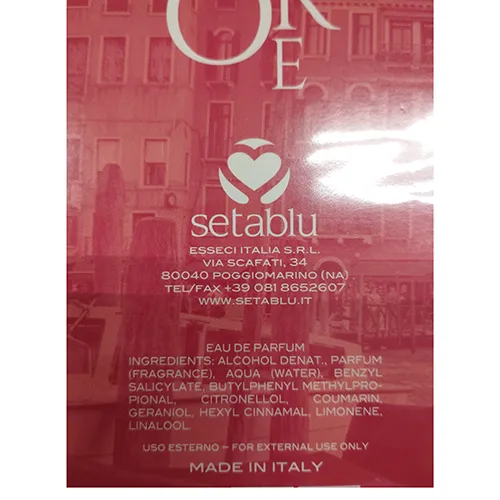 Profumo «Amore» — foto 3 dell'alert SR/00119/25
