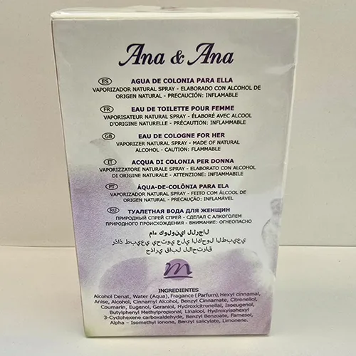 Eau de toilette «Ana & Ana» — foto 2 dell'alert SR/02719/25